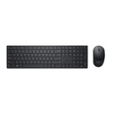 Kit de Teclado y Mouse Dell KM5221W, Inalámbrico, RF Inalámbrico, Negro, Español
