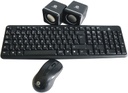 Kit 3 En 1 NACEB NA-228 De Teclado Mouse Óptico Bocinas