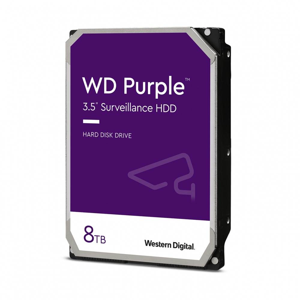 Disco Duro Interno Western Digital WD Purple 3.5" 8TB SATA III 6Gbit/s 5640RPM 128MB Caché
