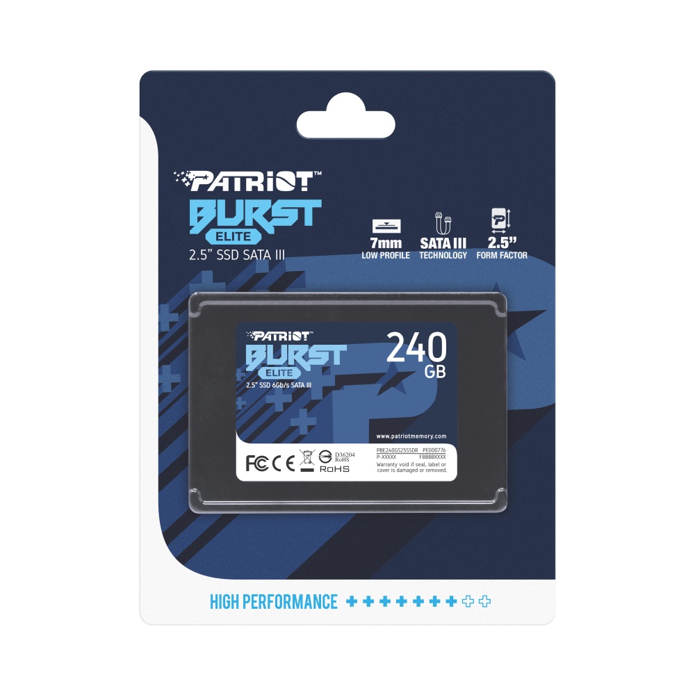 SSD Patriot Burst Elite 240GB 6 Gbit/s SATA III 2.5" 7mm