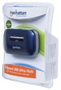 Hub Manhattan USB 2.0 De 7 Puertos 480 Mbit/s Con Fuente