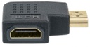 Adaptador Manhattan HDMI A Hembra - HDMI A Macho Ángulo Izquierdo De 90°