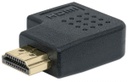 Adaptador Manhattan HDMI A Hembra - HDMI A Macho Ángulo Izquierdo De 90°