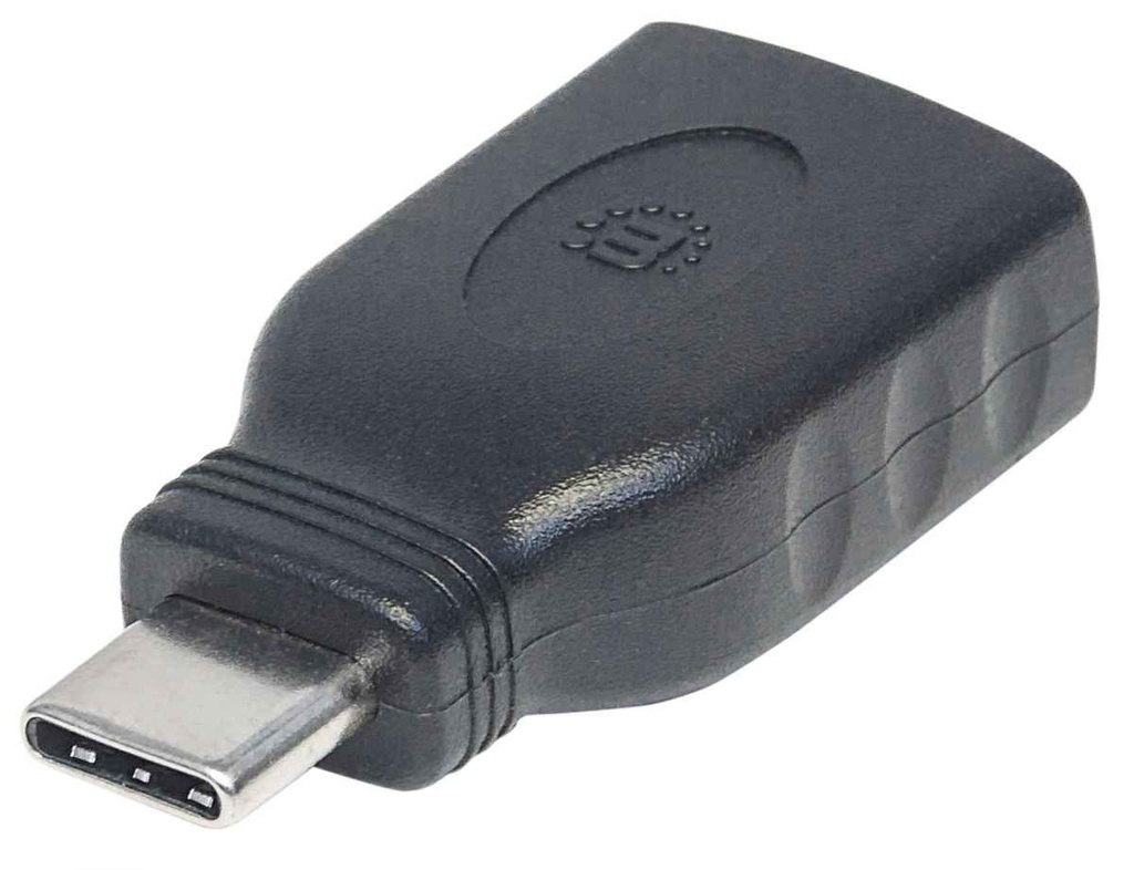 Adaptador Manhattan USB C Macho - USB A Hembra
