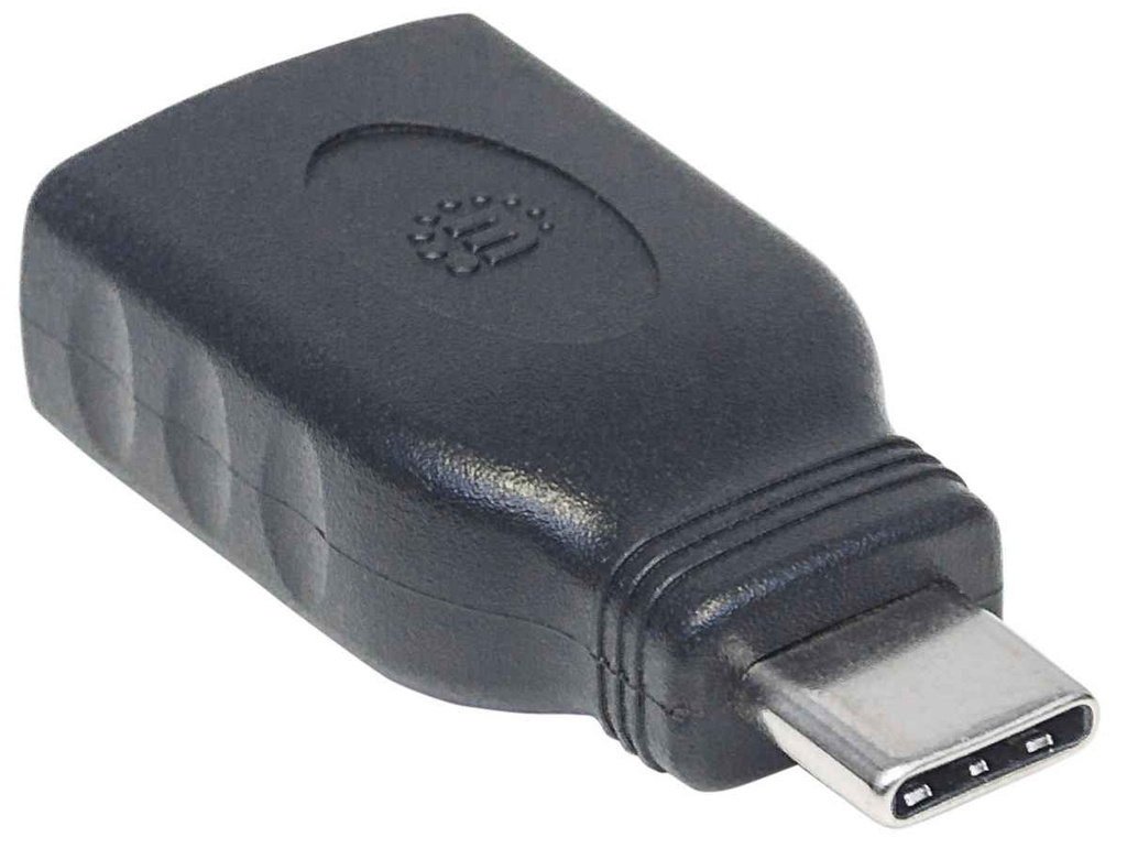 Adaptador Manhattan USB C Macho - USB A Hembra