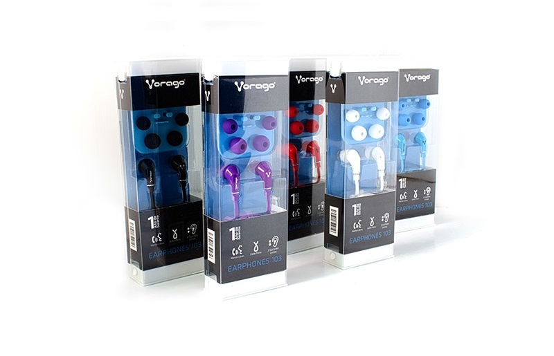 Audífonos Vorago Con Micrófono EP-103 Alámbrico 3.5mm 1.2 Metros