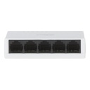 Switch Dahua Fast Ethernet PFS3005-5ET-L 5 Puertos RJ-45 Ethernet 10/100Mbps 1000 Gbit/s 100 Entradas No Administrable