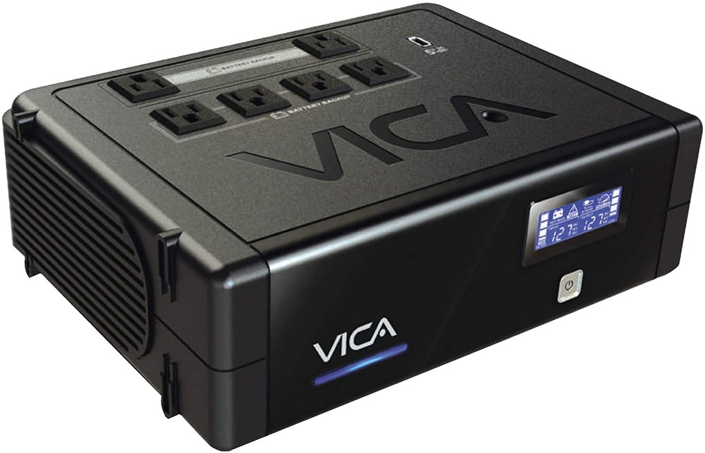 No Break Vica B-Flow Revolution 900 500W 900VA 90V-144V - 108V-132V 6 Contactos