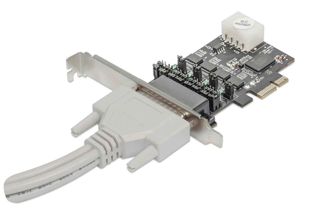 Tarjeta PCI Express Manhattan 153584 4x VGA 2.5Gbit/s