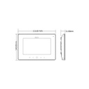 Dahua vth5221ds2 - monitor ip touch de 7 pulgadas / conexion  wifi y ethernet /  poe  802.3af / sd hasta 32gb / 32 camaras ip / 