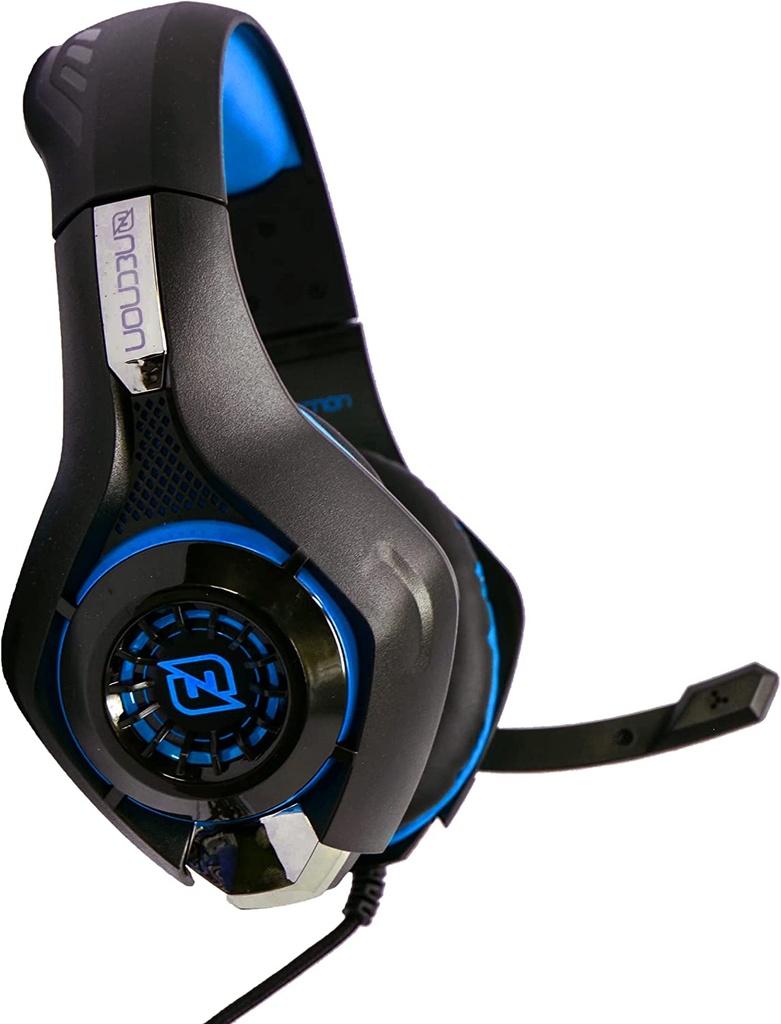 Audífonos Gamer Necnon NBHG-VIPER Alámbrico 2.1 Metros 3.5mm Negro/Azul