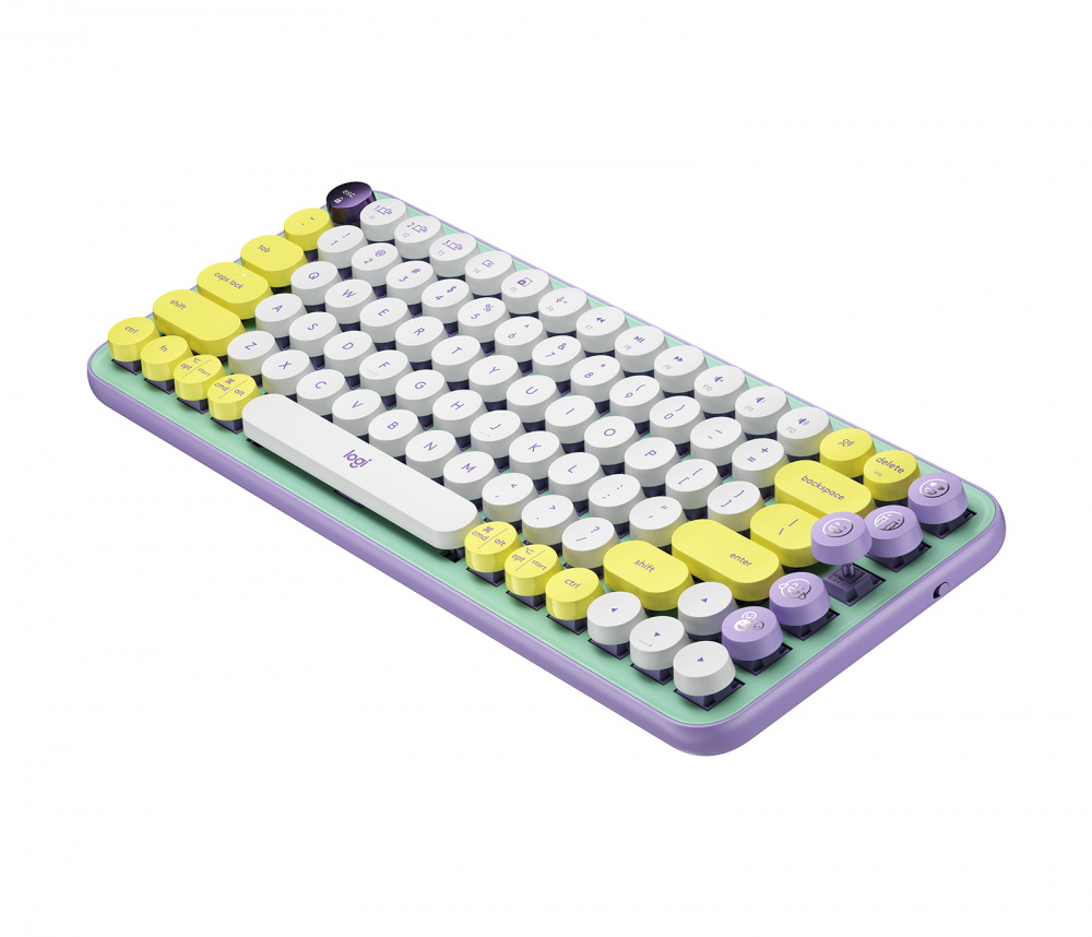 Teclado Mecánico Inalámbrico Logitech Pop Keys Daydream Bluetooth Ingles