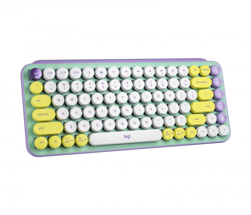 Teclado Mecánico Inalámbrico Logitech Pop Keys Daydream Bluetooth Ingles