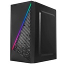 Gabinete Acteck Kioto GC460 RGB Micro ATX Fuente de 500W Color Negro