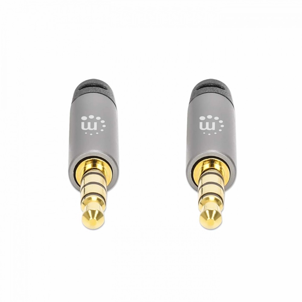Cable Auxiliar Manhattan 355995 3.5mm Macho - 3.5mm Macho 2 Metros