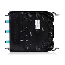 Módulo de 3 Adaptadores Belden de Fibra Óptica SC Dúplex Multimodo OM3 Aqua/Negro