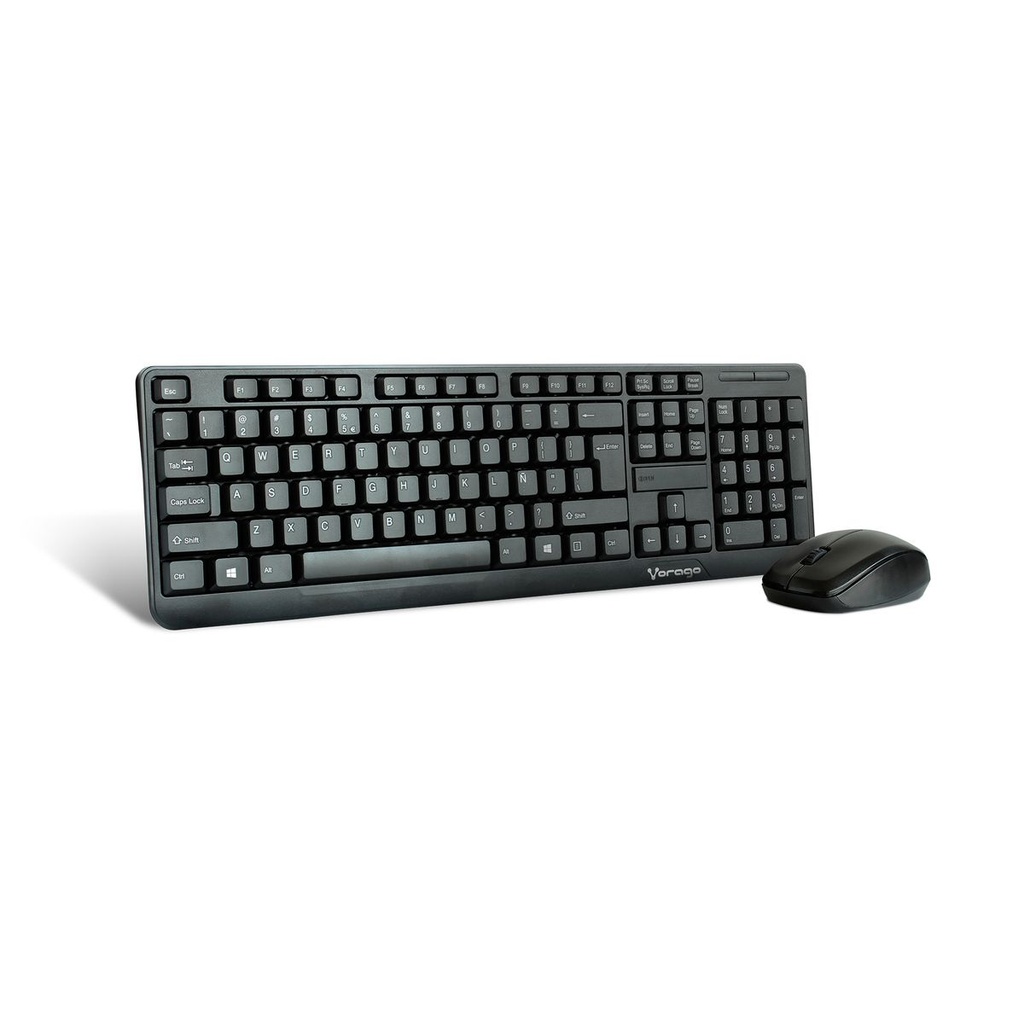 Kit de Teclado y Mouse Vorago KM-302 Inalámbrico USB Español