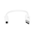Adaptador USB-C Macho - 3.5mm Hembra Vorago Blanco