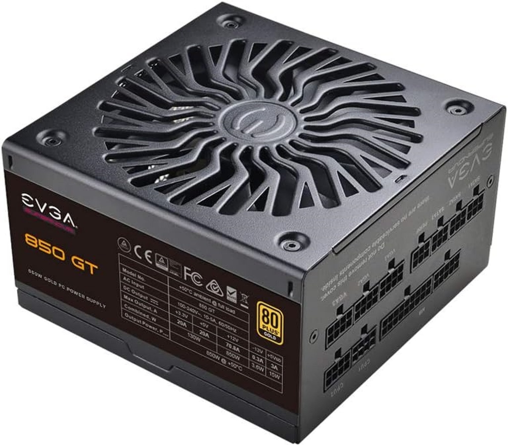 Fuente De Poder EVGA SuperNOVA 850 GT 80 PLUS Gold 24-pin ATX 850W