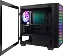 Gabinete Game Factor CSG560 Con Ventana Micro-Tower Micro ATX/Mini-ITX USB 2.0/3.0 Sin Fuente 1 Ventilador RGB Instalado