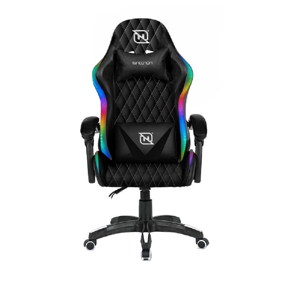 Silla Gamer Necnon NSG-RGB 1 Hasta 150kg Con Descansabrazos