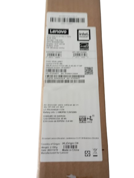 Laptop Lenovo V14-IML 14" HD Intel Core i3-10110U 2.10GHz 8GB 1TB HDD Windows 10 Pro 64-bit Español