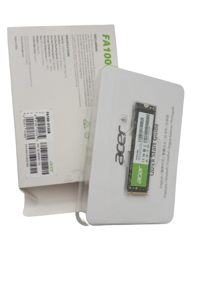 Unidad De Estado Solido SSD Acer FA100 NVMe 512GB PCI Express 3.0 M.2