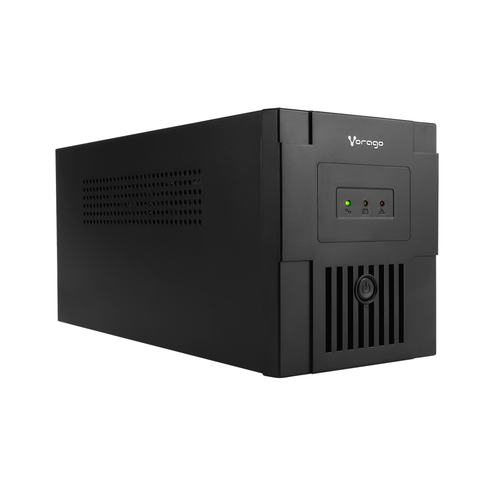 No Break VORAGO UPS-500 1,500 VA 900W 6 Contactos Con Respaldo Hogar Oficina y Gamer