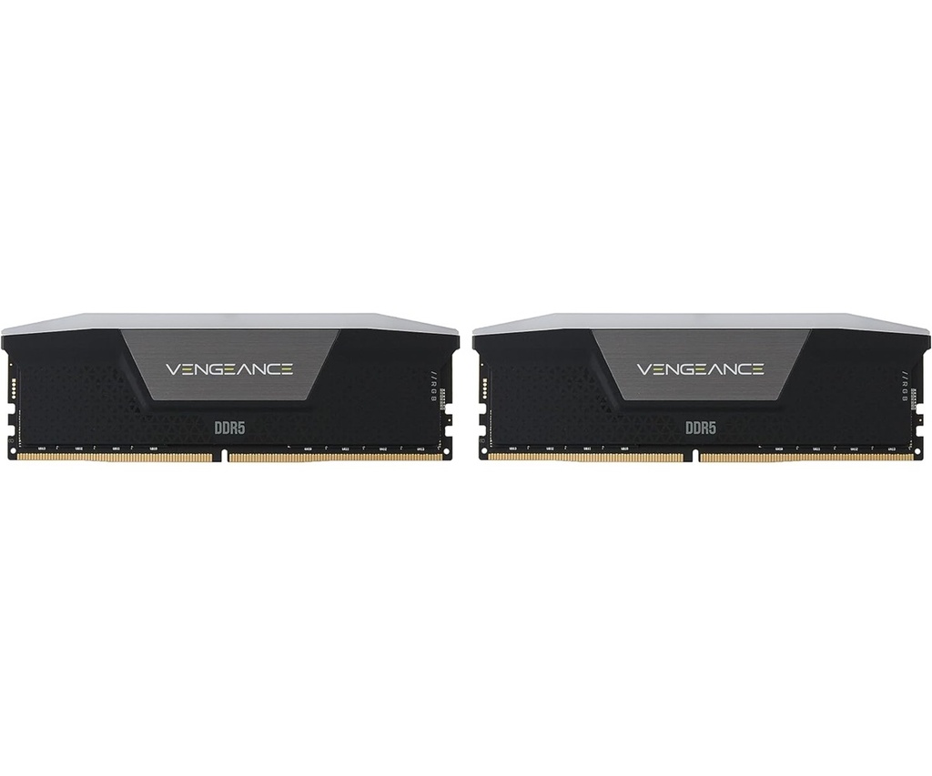 Kit Memoria RAM Corsair Vengeance RGB DDR5 5200MHz 64GB 2 x 32GB CL40 XMP
