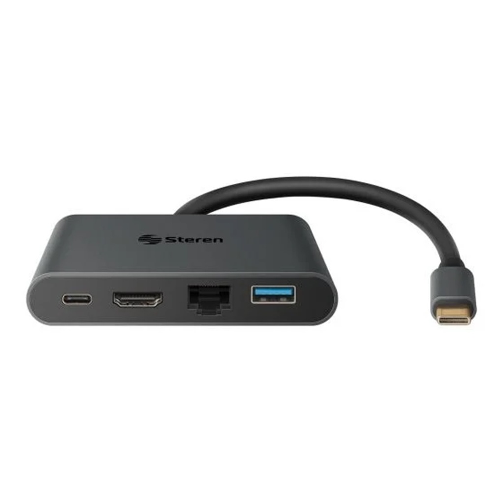 Docking Station Steren USB-5290 USB C - 1x USB C 3.0 1x USB A 3.0 1x RJ-45 1x HDMI