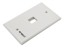Placa De Pared Keystone Enson EPRO-FP10 Cat6/Cat5e 1 Puerto