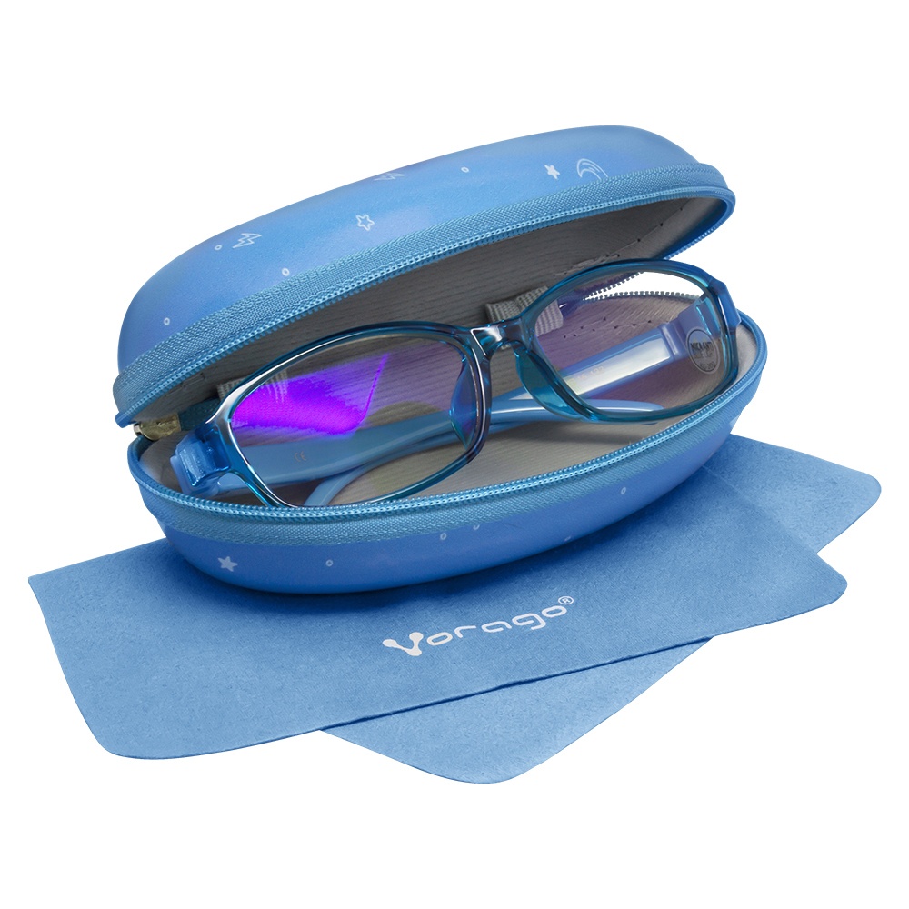 Lentes Gamer Vorago KG-200 Kids Anti Luz Azul Con Estuche
