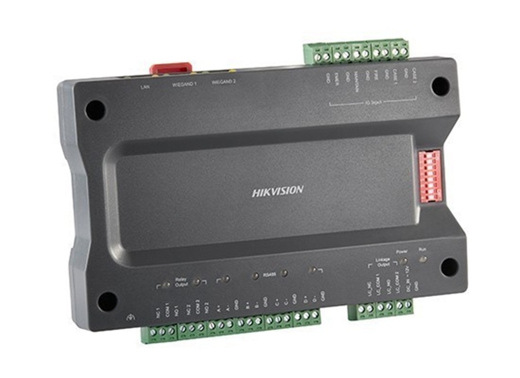 Controlador Maestro Hikvision DS-K2210 para Control de Elevadores, Con Acceso Por Huella O Tarjeta IVMS4200