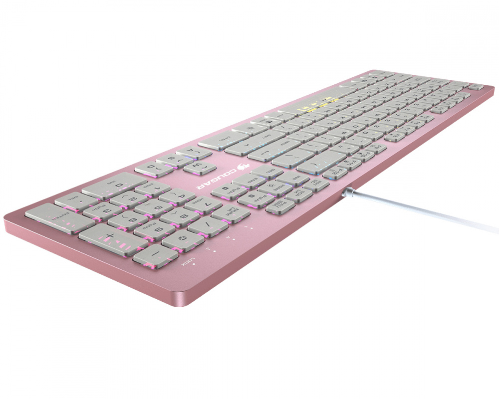Teclado Gamer Cougar Vantar AX RGB Switch Tijera Alámbrico Inglés