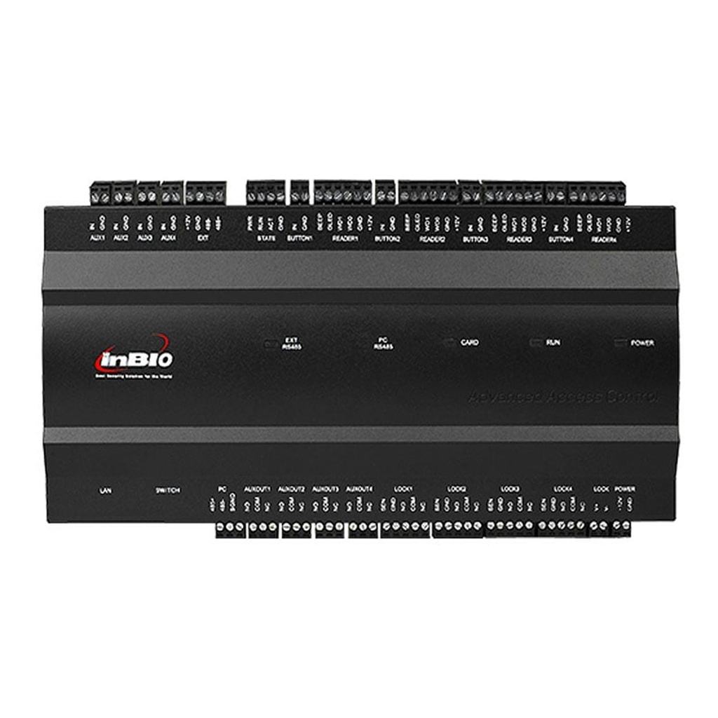 Panel de Control ZKTeco inBio-460 Para 4 Puertas 30.000 Usuarios