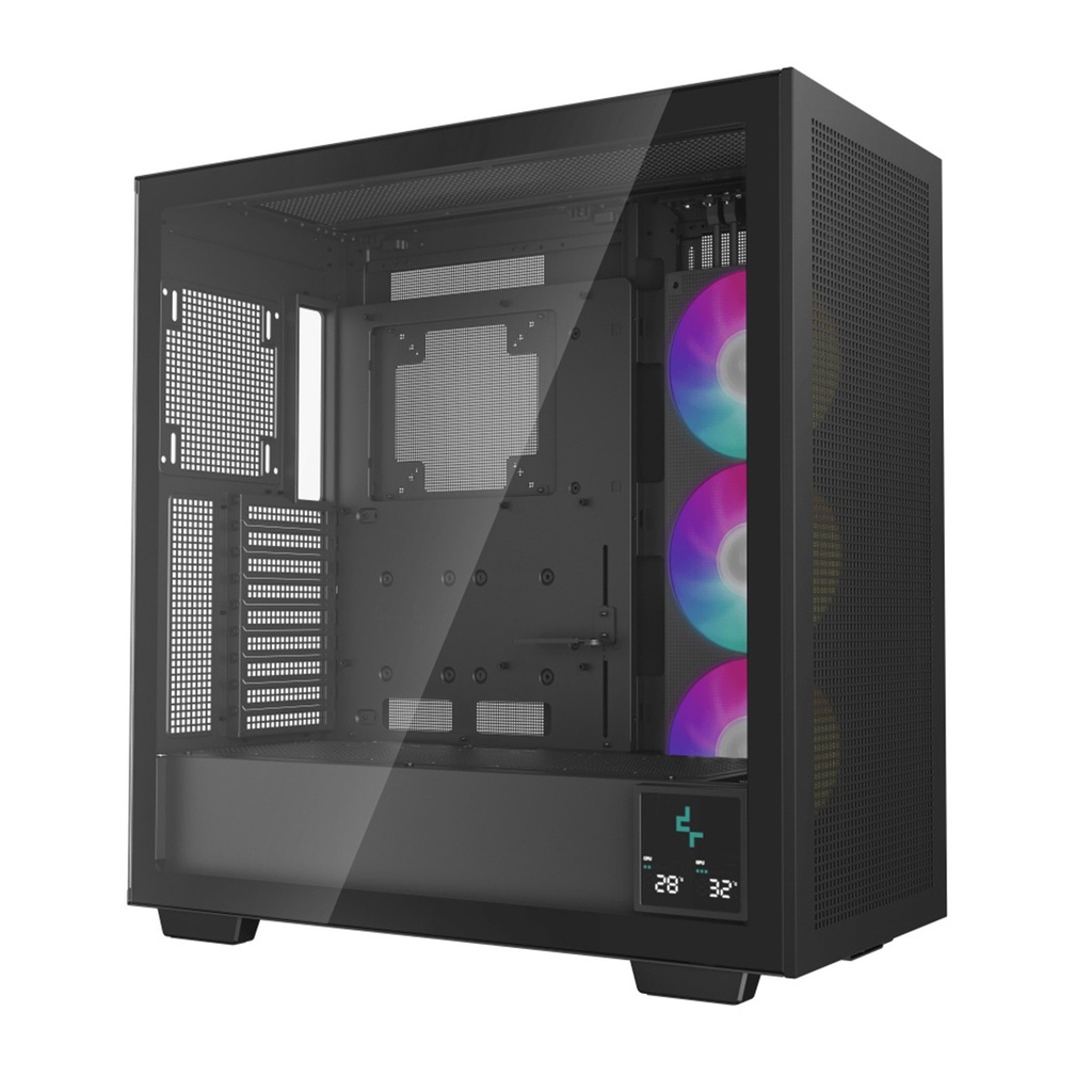Gabinete DeepCool Con Ventana Morpheus Tower Mini-ITX/Micro-ATX/ATX/EATX USB 3.0 Sin Fuente 1 Ventilador Instalado