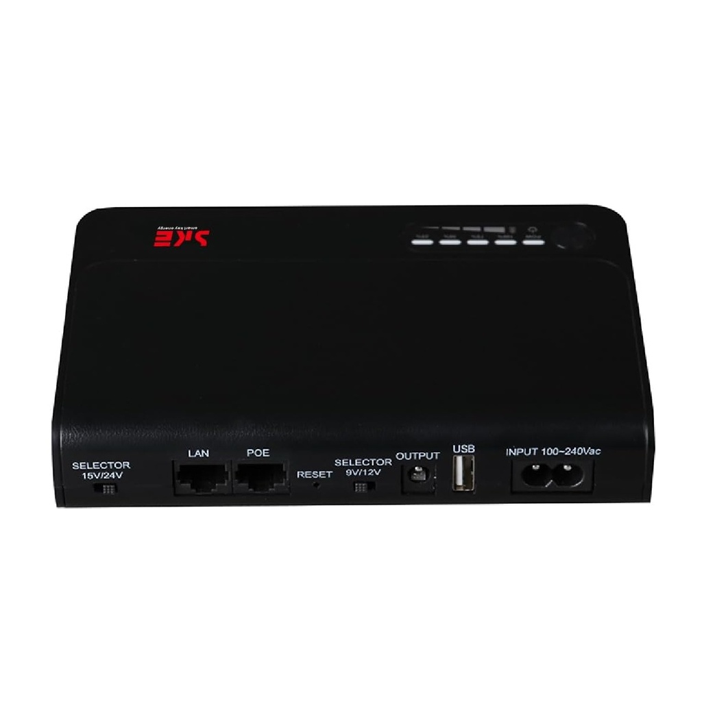 Mini UPS CC SKE POE-230P-LFP Interfaz USB y POE