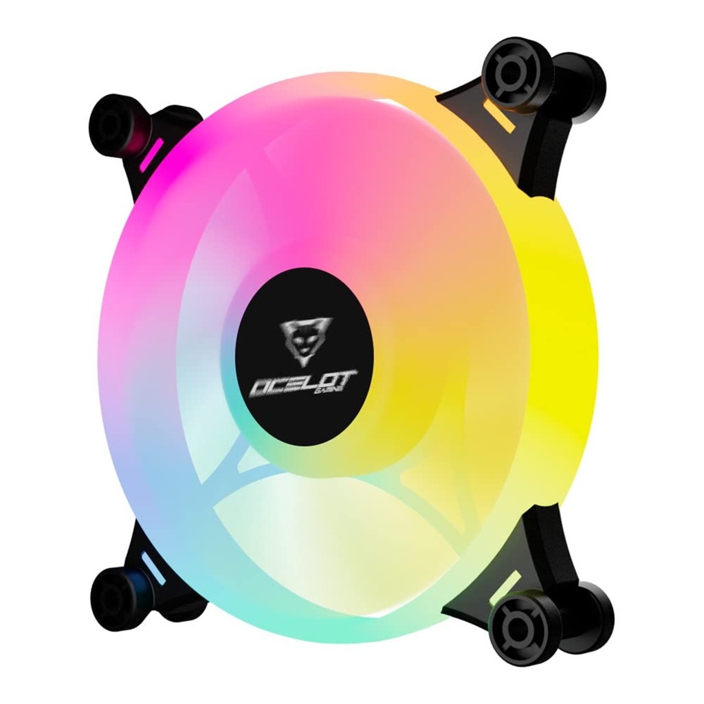 Ventilador Individual Ocelot Gaming ARGB 120mm 4 Pines