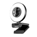 Webcam Para Streaming Ocelot Full HD 60 FPS Con Aro De Luz De Tono Ajustable