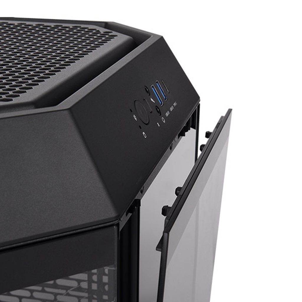 Gabinete Thermaltake The Tower 300 Micro Tower Ventana Frontal 2 Ventiladores Instalados