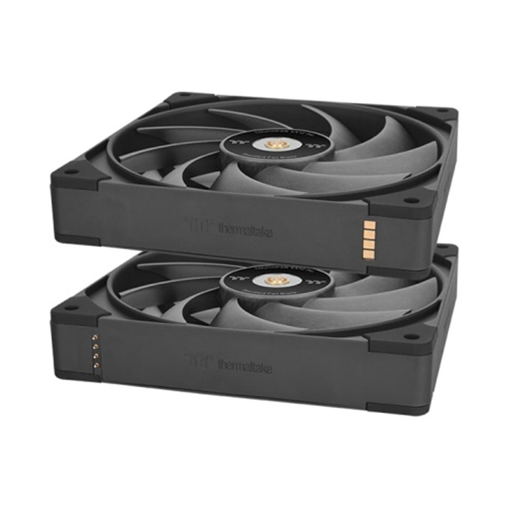 Kit 3 ventiladores thermaltake toughfan ex12 pro, conexion magnetica, 120mm, negro