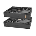 Kit 3 ventiladores thermaltake toughfan ex12 pro, conexion magnetica, 120mm, negro