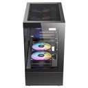 Gabinete Antec Cx200m RGB Elite Mini Tower Micro ATX ITX 5 Ventiladores ARGB Instalados