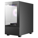 Gabinete Antec Cx200m RGB Elite Mini Tower Micro ATX ITX 5 Ventiladores ARGB Instalados