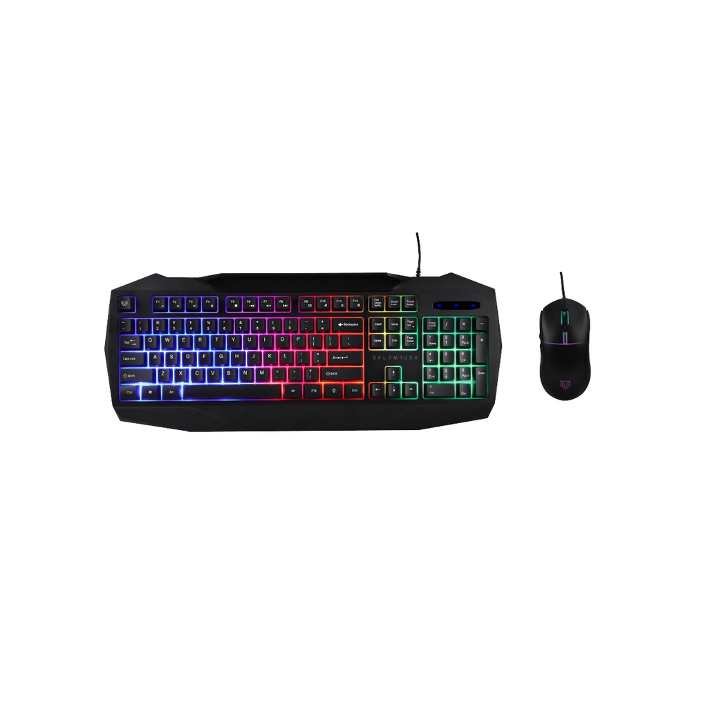 Kit Gamer de Teclado y Mouse Balam Rush SQUAD MASTER KTM333 Alámbrico USB Español
