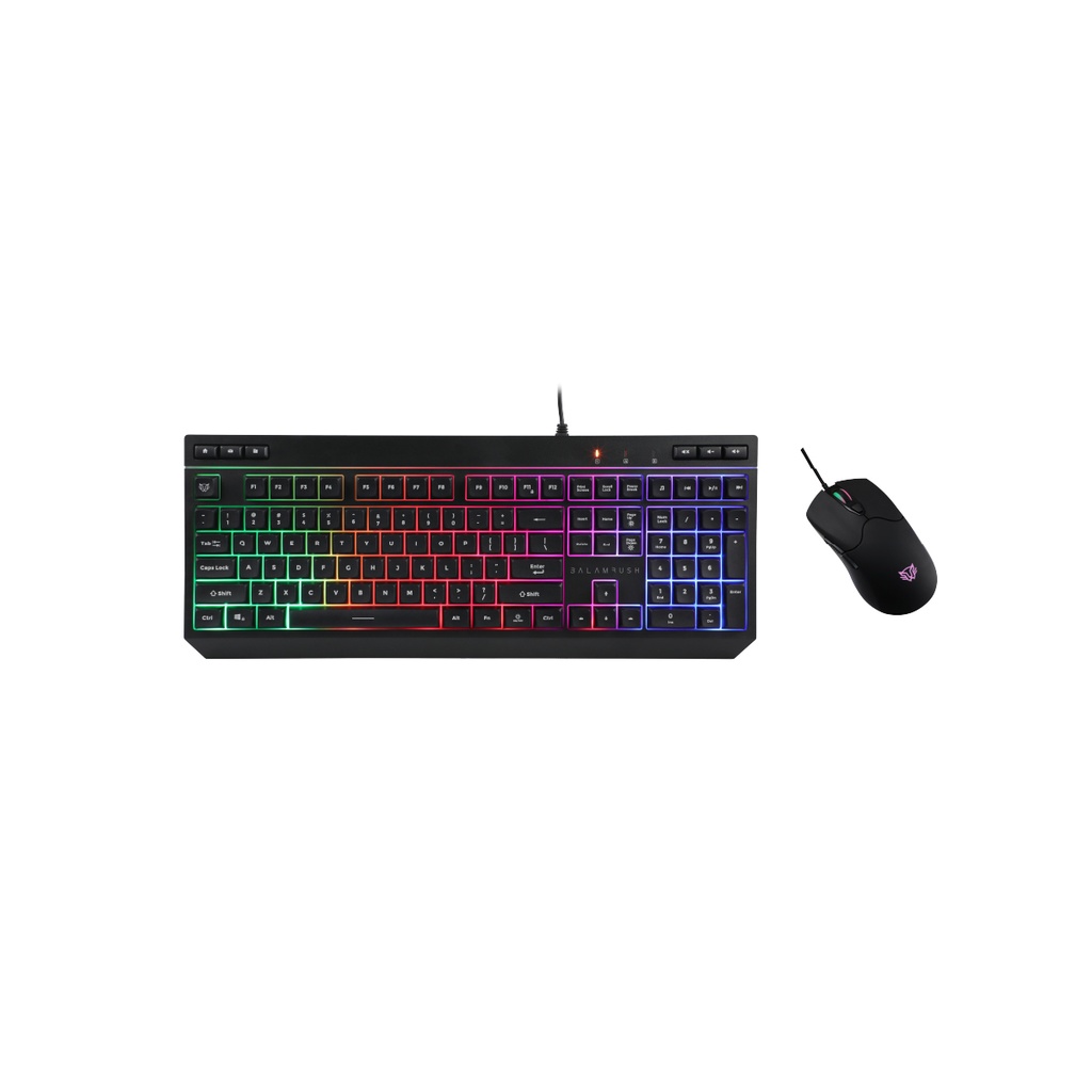 Kit Gamer de Teclado y Mouse Balam Rush SQUAD MASTER PLUS KTM555 Alámbrico USB Español