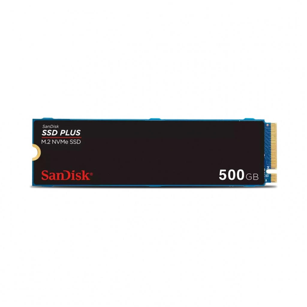 Unidad De Estado Solido SSD SanDisk Plus NVMe 500GB PCI Express 3.0 M.2 