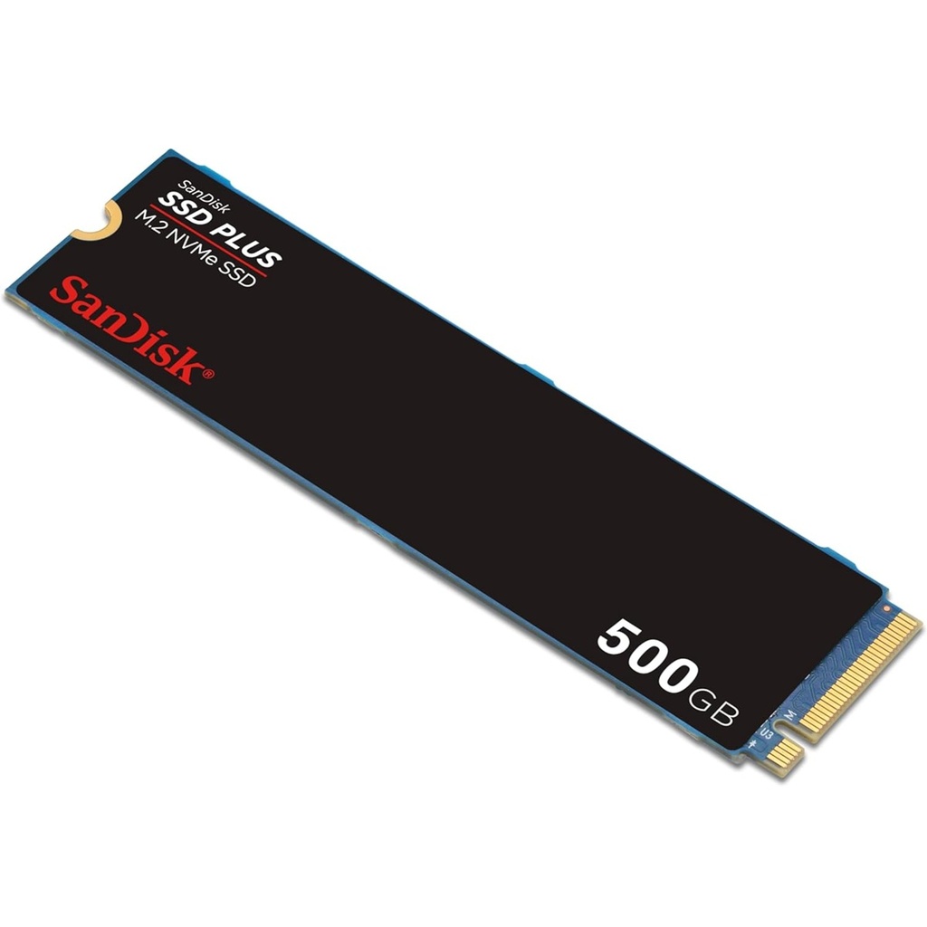 Unidad De Estado Solido SSD SanDisk Plus NVMe 500GB PCI Express 3.0 M.2 