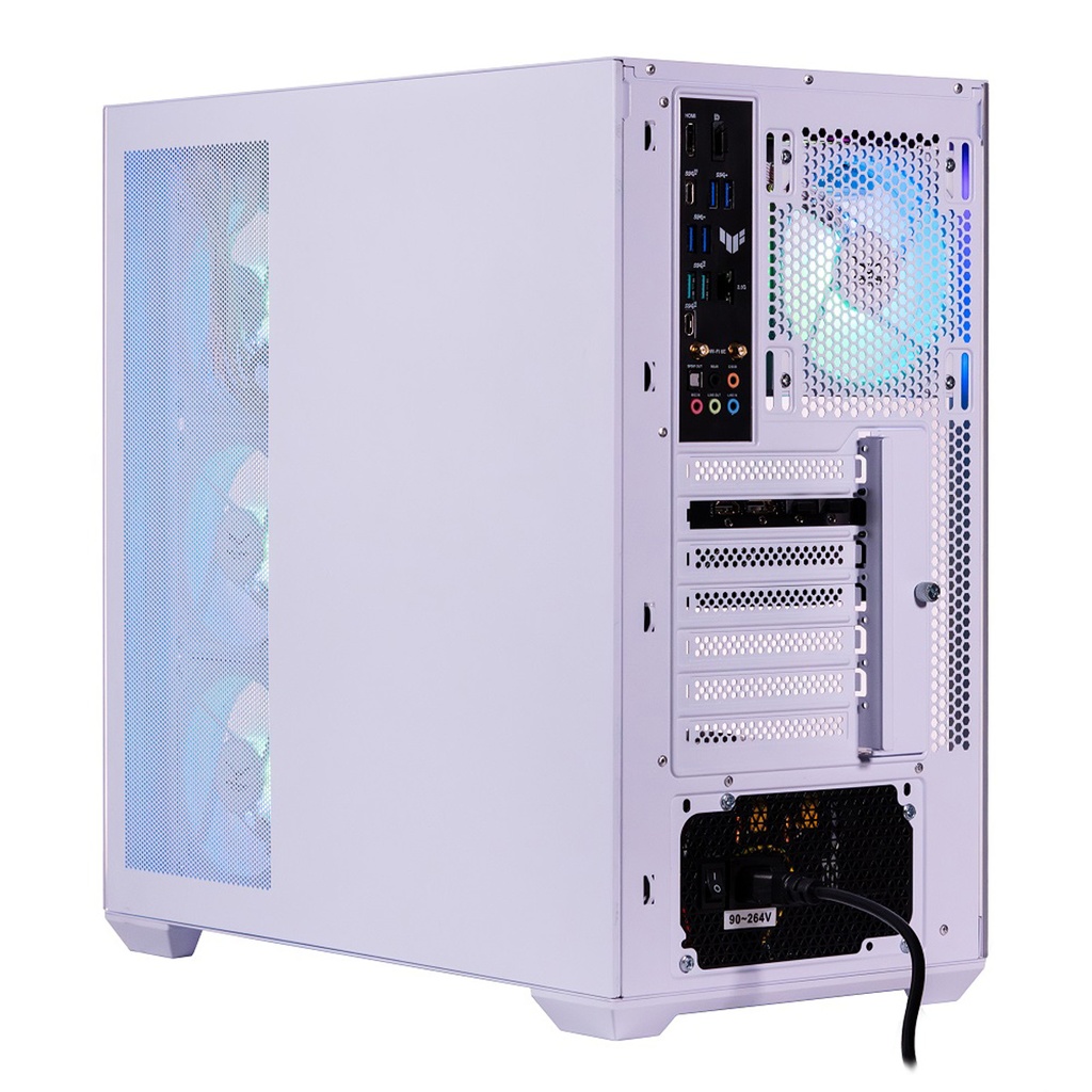 Gabinete Gamer Naceb NA-0637B Media Torre ATX 4x Ventiladores Cristal Templado