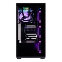 Gabinete Gamer Naceb NA-0637N Media Torre ATX 4x Ventiladores Cristal Templado